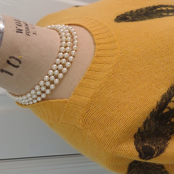 Krizia Fox Pelt Sweater Dress Sz. M - Picture 5 of 7